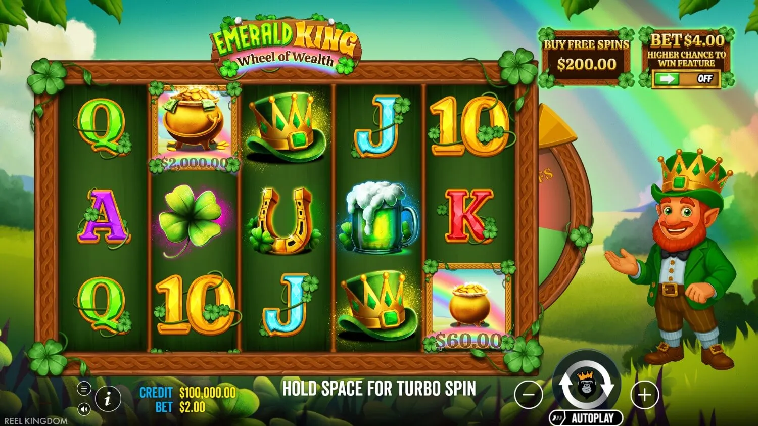 Emerald King - Wheel of Wealth